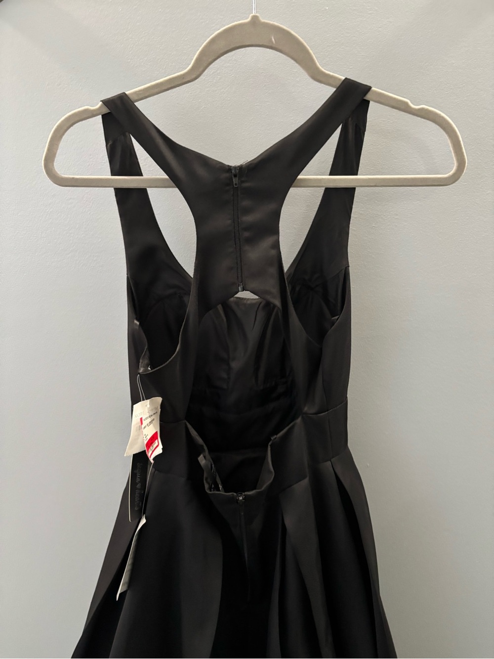 Elegant Black A-Line Evening Dress (never worn) - Picture 2 of 4